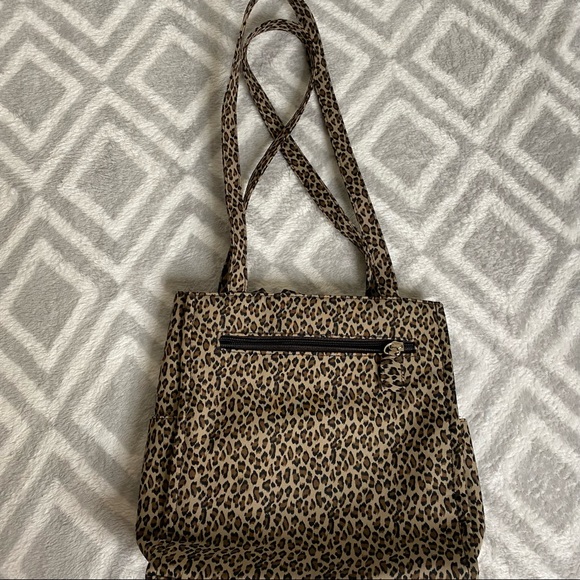 Vintage St Johns Bay leopard animal print bag - Picture 2 of 10